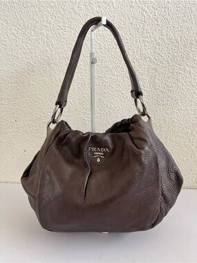 Prada Deer Skin leather hobo bag